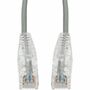 AddOn 12ft Gray CAT 6 Slim PVC Ethernet Cable Snagless Clear-Claw RJ-45 M/M