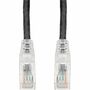 AddOn 1ft Black CAT 6 PVC Ethernet Cable Snagless Easy Clear Boot TAA RJ-45 M/M