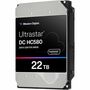 WD Ultrastar DC HC580 WUH722422ALE6L4 22 TB Hard Drive - 3.5" Internal - SATA (SATA/600) - Conventional Magnetic Recording (CMR) Method