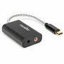 Rocstor Premium USB-C to 3.5mm Stereo Speaker / Headphone and Microphone Audio Adapter