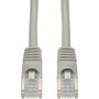 AddOn 12ft Gray CAT 5E PVC Ethernet Cable Snagless Bubble Boot RJ-45 M/M