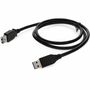 AddOn 6ft USB-A 3.0 Male to USB-A 3.0 Female Black Extension Cable