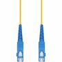 AddOn 61m SC to SC Yellow OS2 Simplex OFNP (Plenum-Rated) SMF Fiber Patch Cable