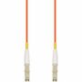 AddOn 0.5m LC to LC Orange OM1 Simplex OFNR (Riser-Rated) MMF Fiber Patch Cable