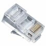 NSI Standard RJ45 CAT5E Modular Plug, 8P8C, Flat Stranded Cable - 100pcs in Jar