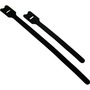 Cables To Go 8 Inch Screw-Mountable Hook and Loop Cable Tie