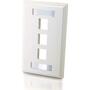 Cables To Go 3 Socket Keystone Network/Multimedia Faceplate