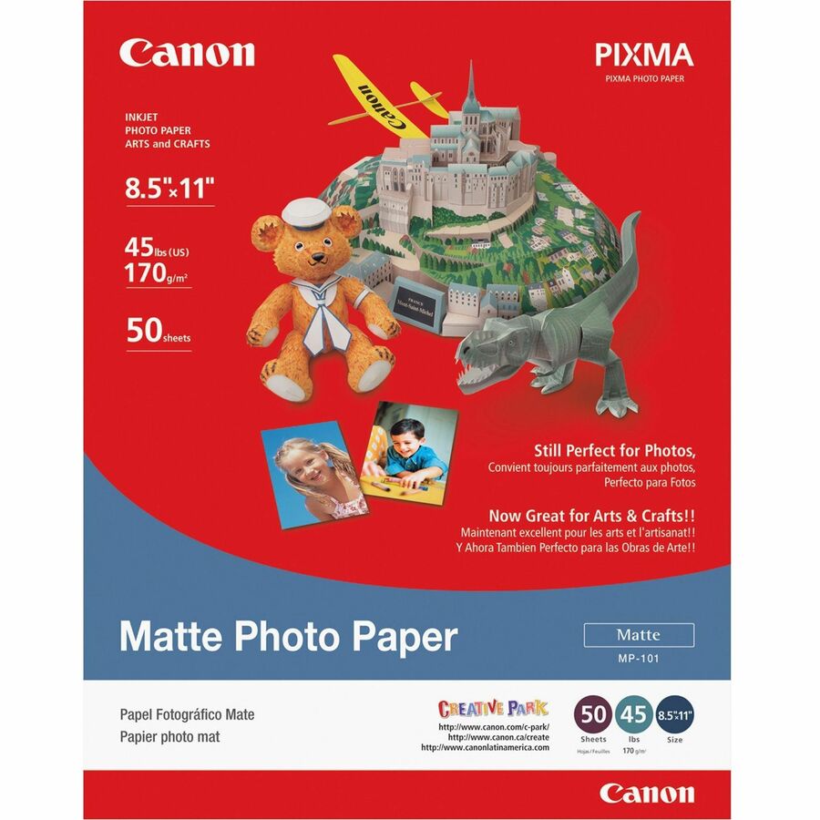 Canon Premium Quality Matte Photo Paper - Letter - 8 1/2