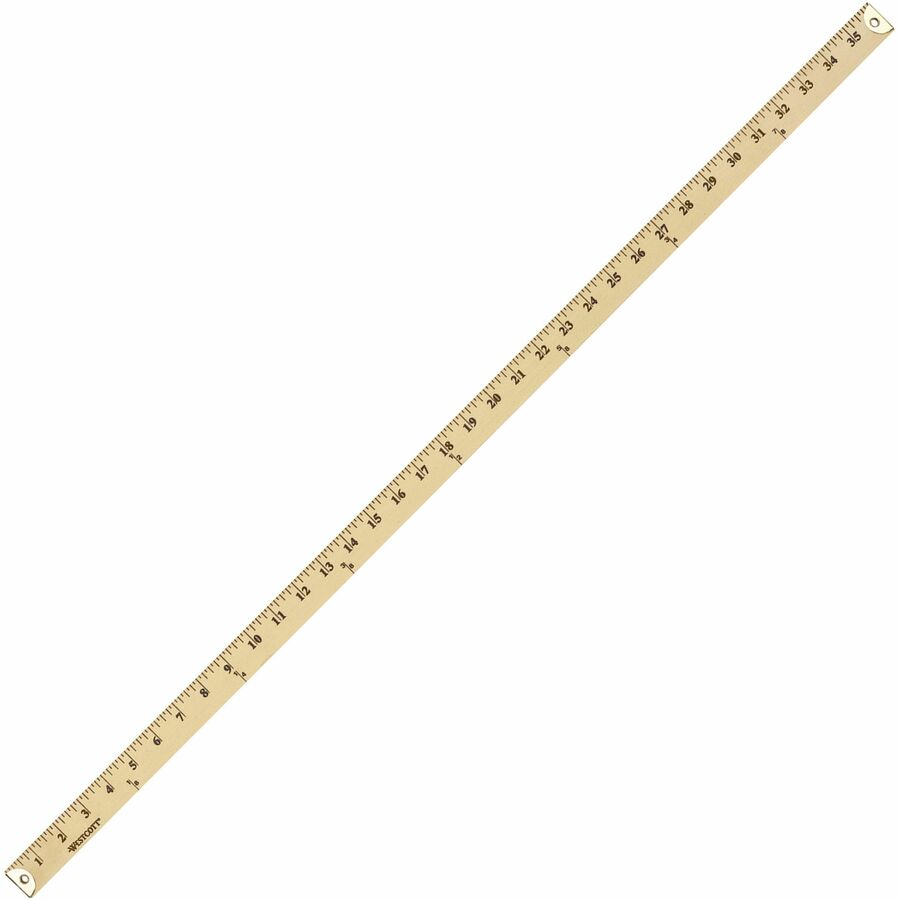 Meter Sticks, Hardwood, English/Metric
