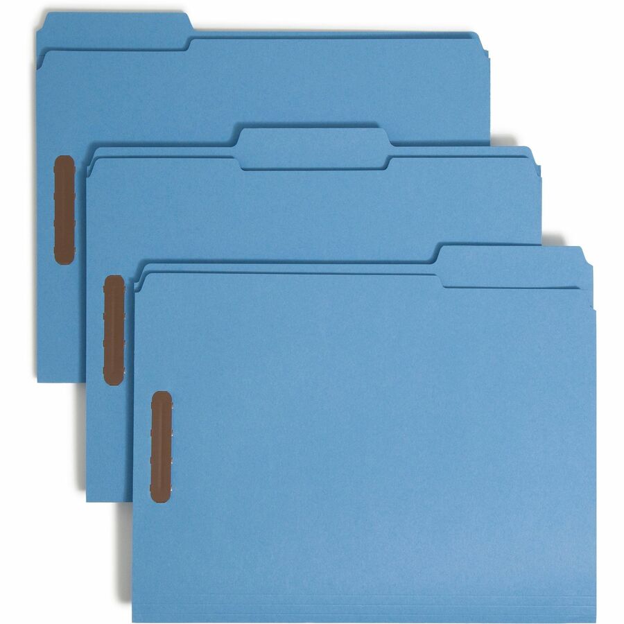 Smead Top Tab Colored Folder - Letter 8.5 x 11 1/3 Cut 100 / Box for sale  online