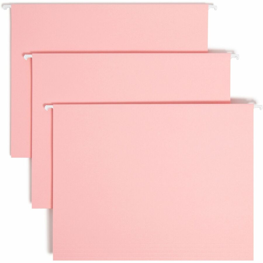 Stock Assorted Colors 25/BX Smead Color Hanging Folders with 1/3-Cut Tabs 11 Pt 