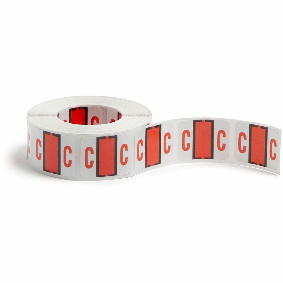Solid Color Bar Smead BCCR Bar-Style Color-Coded Labels - C - x 1 1/4