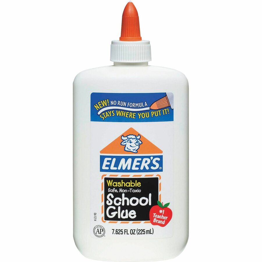 Elmer's Washable School Glue - 7.62 oz - 1 Each - White - Kopy Kat Office