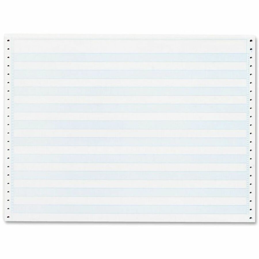 Sparco Dot Matrix Print Continuous Paper 8 1/2x11 - White