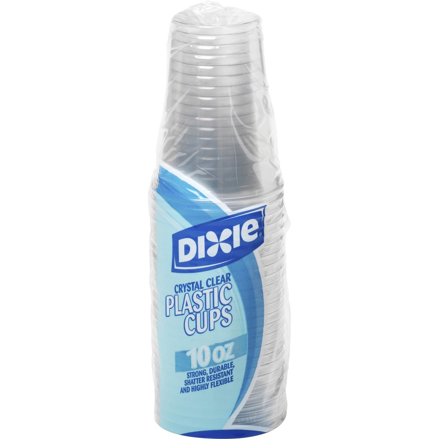Wholesale Dixie Crystal Clear Plastic Cups DXECP10DXPK in Bulk