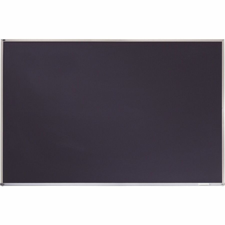 Quartet Porcelain Black Chalkboard Magnetic 3' x 4' Aluminum Frame