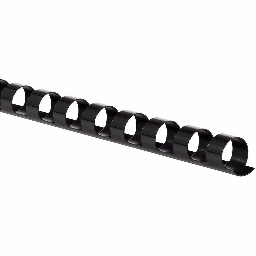 GBC CombBind Binding Spines - 0.37" Maximum Capacity - 60 x Sheet Capacity - For Letter 8 1/2" x 11" Sheet - 19 x Rings - Black - PVC Plastic - 100 / ... GBC CombBind Binding Spines - 0.37" Maximum Capacity - 60 x Sheet Capacity - For Letter 8 1/2" x 11" Sheet - 19 x Rings - Black - PVC Plastic - 100 / ...