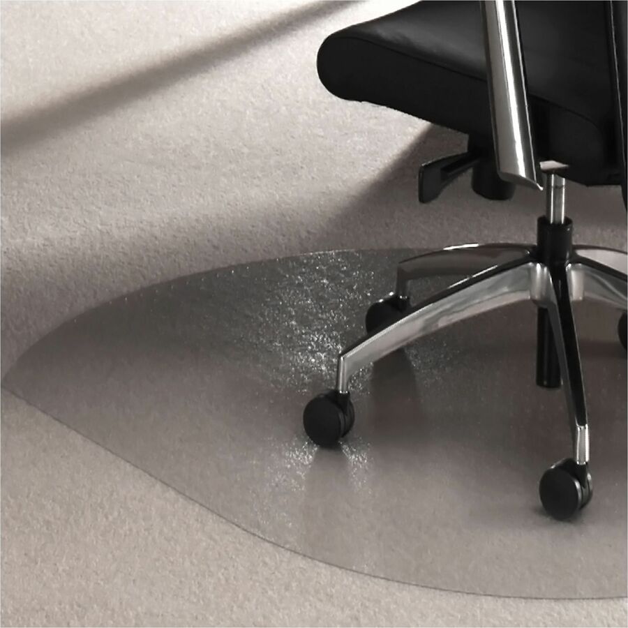 Deflecto Chair Mat For Commercial Grade Carpeting 45 W x 53 D Rectangle  Black - Office Depot