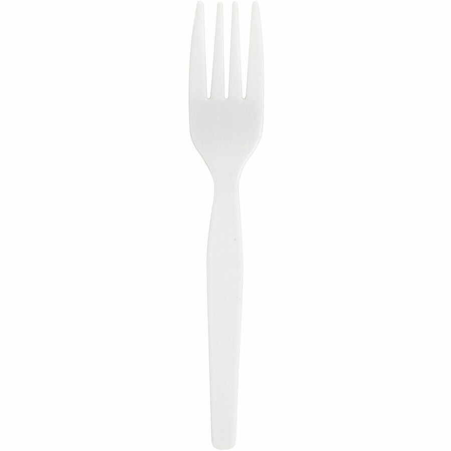 Genuine Joe Heavyweight White Plastic Forks 100box Disposable