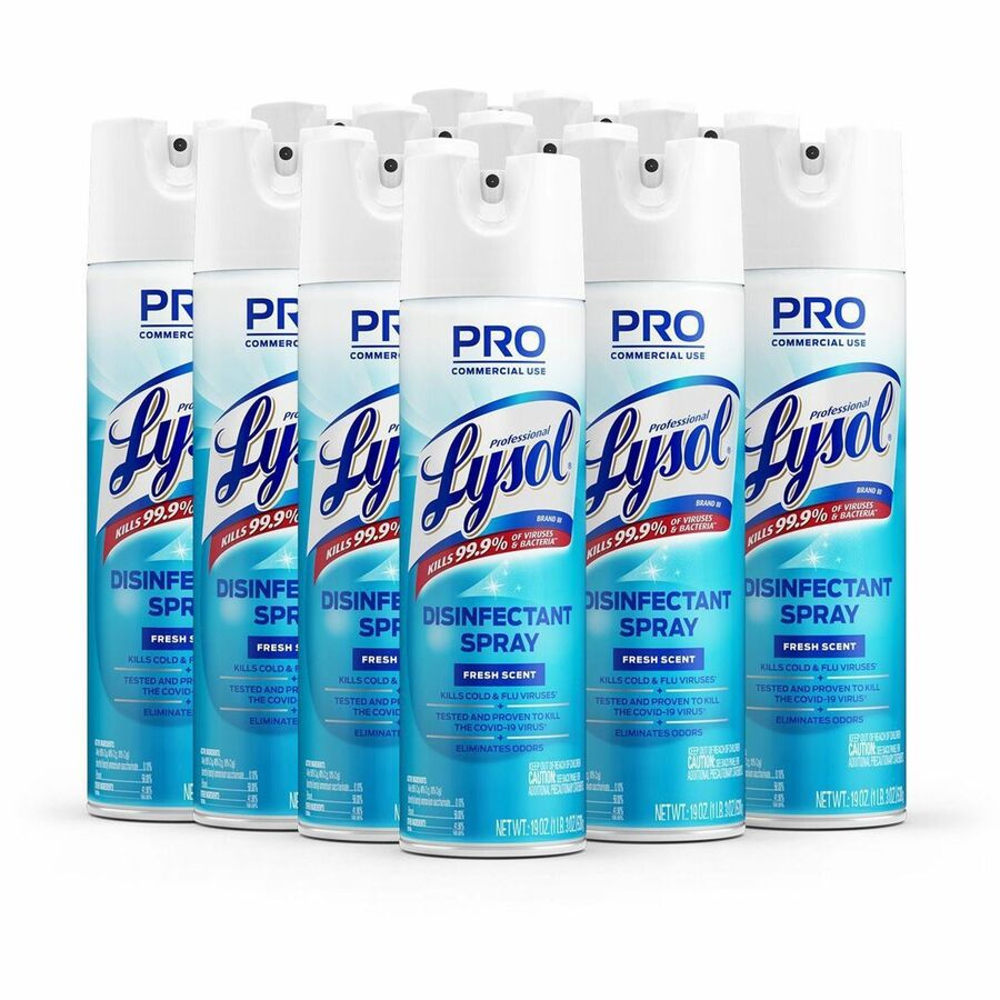 Professional Lysol Fresh Disinfectant Spray Aerosol 19 fl oz (0.6