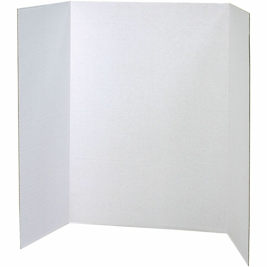 4/Carton Sold as 1 Carton 48 x 36 White Spotlight Corrugated Presentation Display Boards 