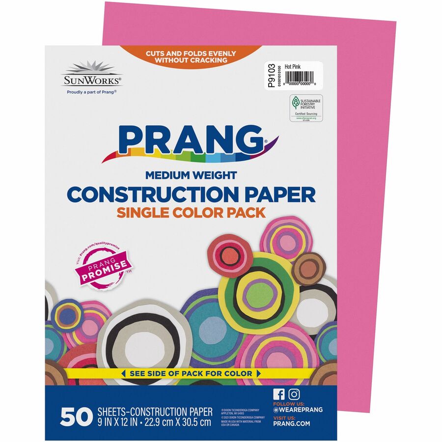 18) Tru-Ray Construction Paper Assorted Colors *Value Bundle of 900 Sheets*