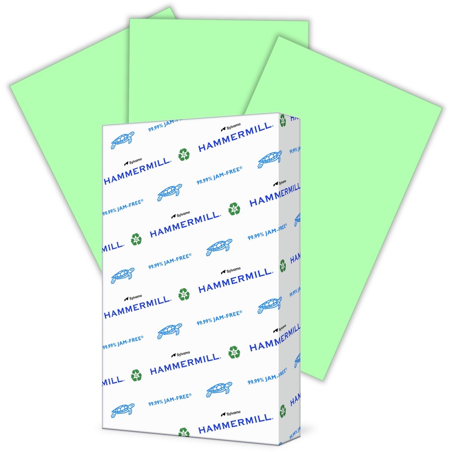 Hammermill Premium Color Copy Paper - White - 100 Brightness - Letter - 8  1/2 x 11 - 28 lb Basis Weight - 8 / Carton - High Brightness, Heavyweight  - Reliable Paper