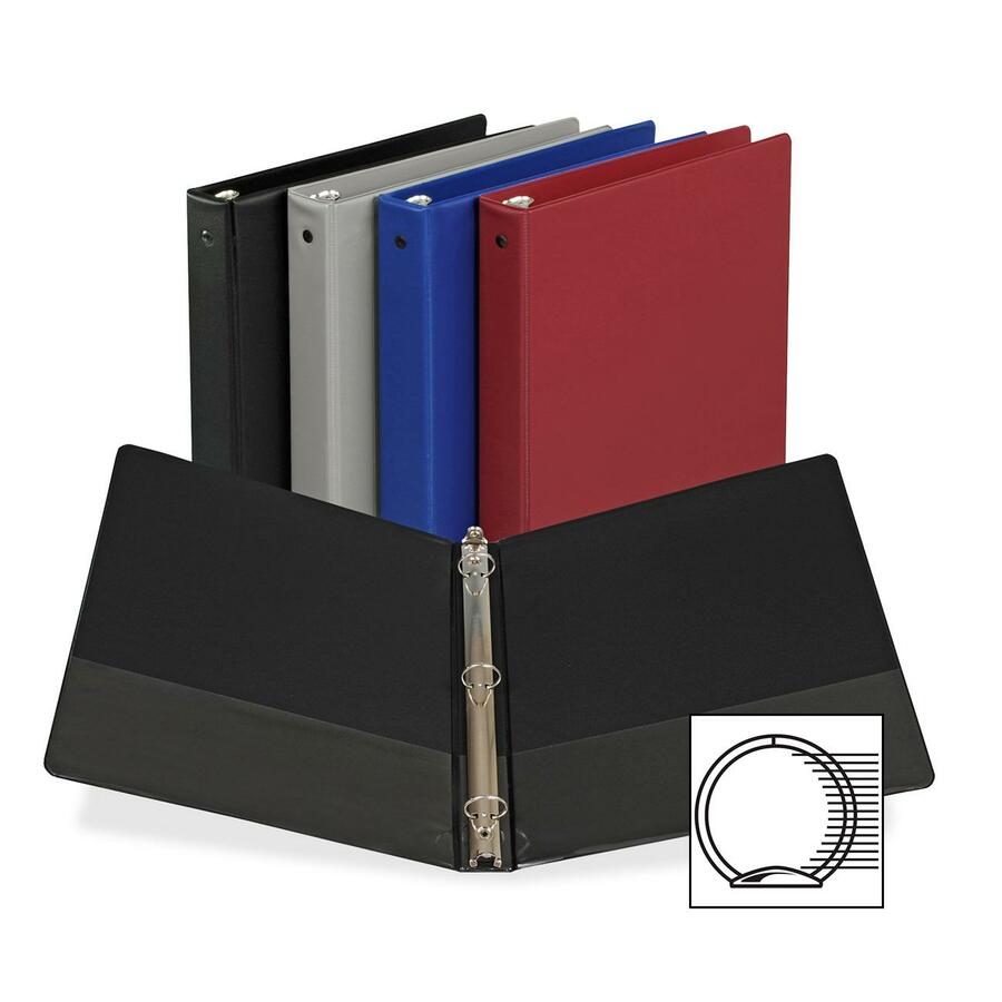 samsill value ring binder 1" binder capacity - letter - 8.