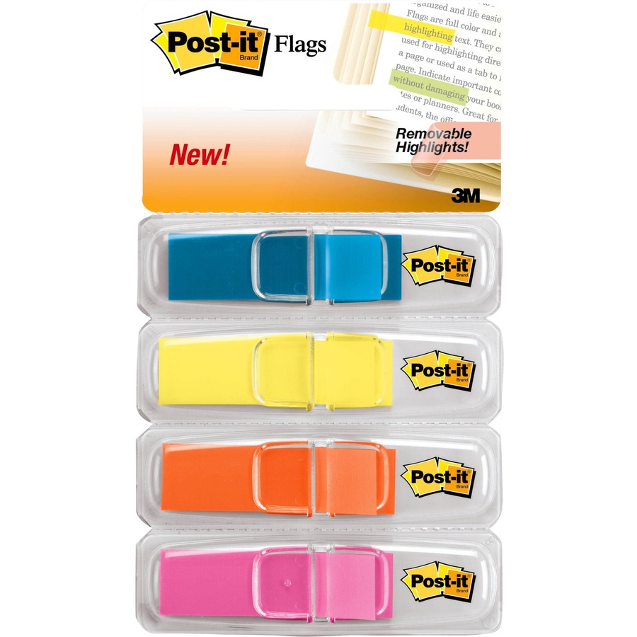 Post it Notes Mini Flags With Dispenser 20 Flags Per Pad Pack Of 5