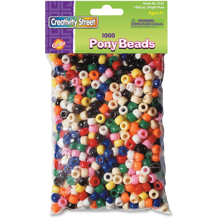 Pony Beads- Glow-In-The-Dark - Beads and Findings - Fun Craft Activities -  The Craft Shop, Inc.