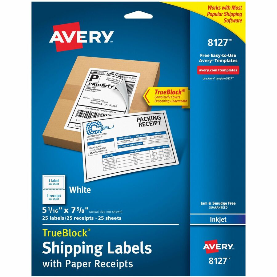 Perfect For Usps 100 Laser Ink Jet Labels Click N Ship With Peel Off Receipt