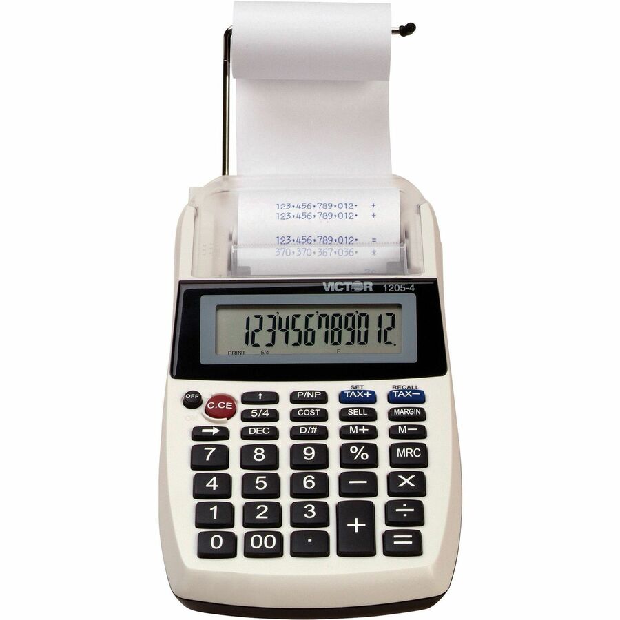 Victor 1205 4 12 Digit Portable Palm Desktop Commercial Printing