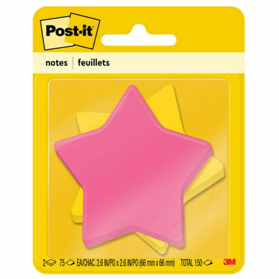 Post-it Super Sticky Notes in Star Die Cut Shape 