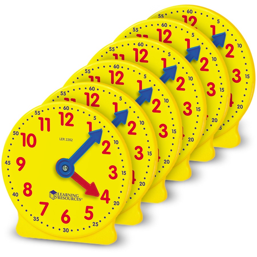 Learning Resources Pre K-4 Learning Clocks Set - Zerbee