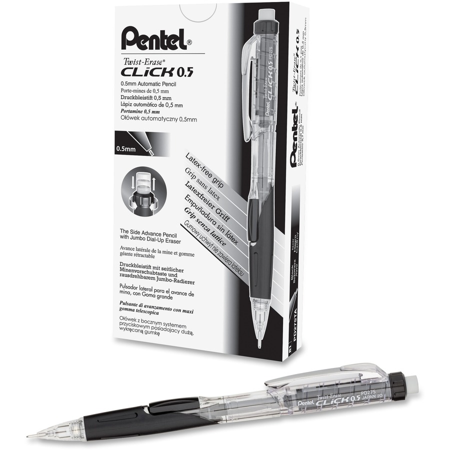 Lead Pencil Eraser White 3  Pack Pentel Twist-Erase Eraser Refill 