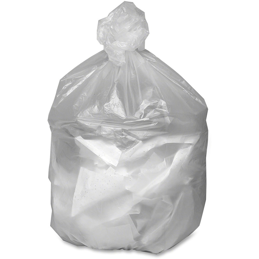 23 X 17 X 46 Linear Low Density Extra Heavy Gauge 45 gal. Trash Can  Liner - Clear