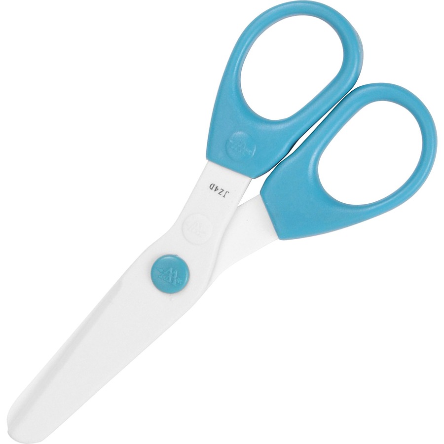 Fiskars, FSK1943001069, 5 Pointed-tip Kids Scissors, 1 Each,  Red,Blue,Turquoise,Green 