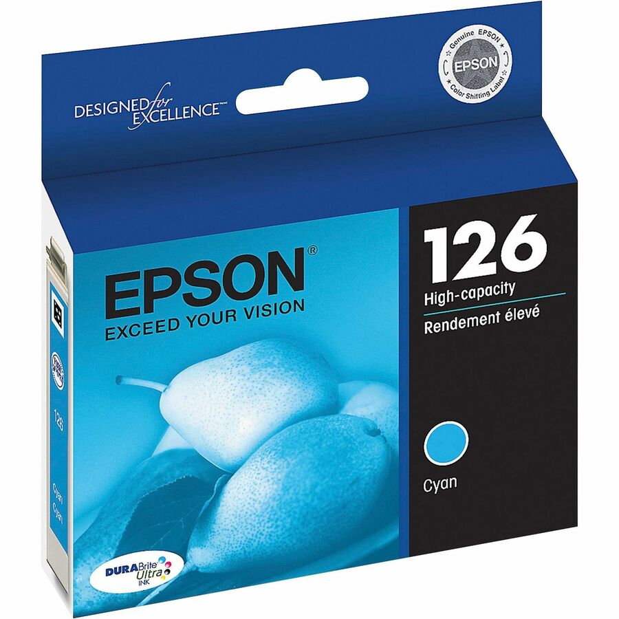 Epst126220s Epson Durabrite 126 Original Ink Cartridge Inkjet Cyan 1 Each Office 5589