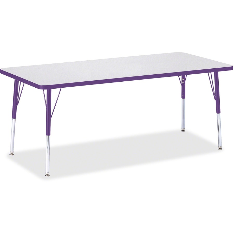JontiCraft Berries Elementary Height Color Edge Rectangle Table