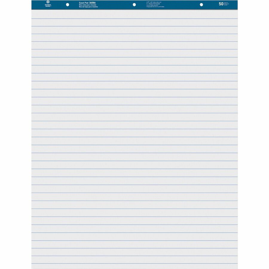 Pacon Chart Pad 24 x 32 2 Hole Top Punched 1 Ruled 70 Sheets