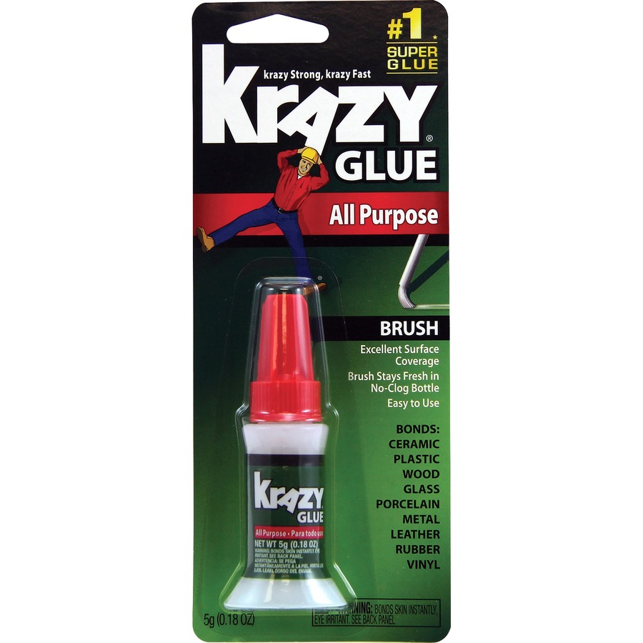 Krazy Glue 0.02 Oz. Liquid Single Use All-Purpose Super Glue (4