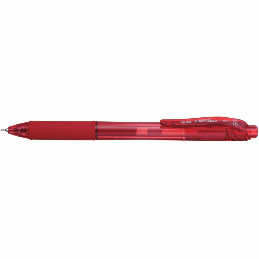 Pentel EnerGel-X Retractable Gel Pens, 0.7mm Needle Point, Red Ink - 12 ...