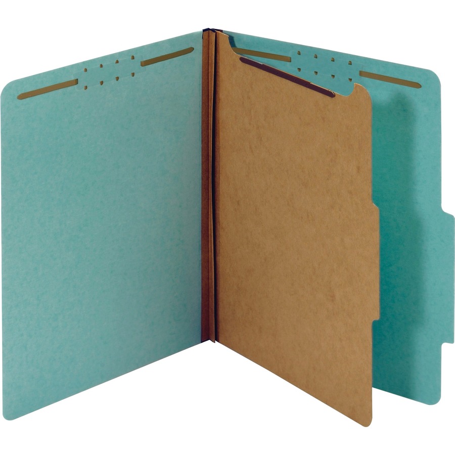 Pendaflex Classification Folders, Letter Size, 1Divider, 4 Fasteners