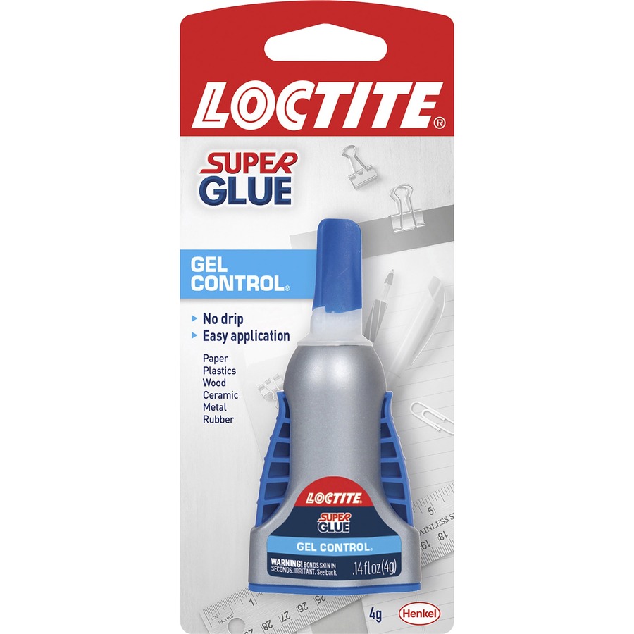 Loctite Gel Control Super Glue - 0.14 fl oz - 1 Each - LOC1364076, LOC  1364076 - Office Supply Hut