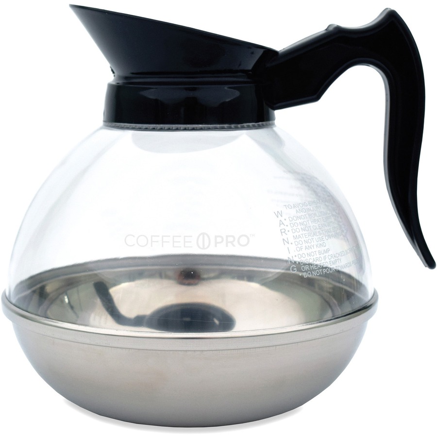 Bunn 12 Cup Commercial Glass Decanter with Black Handle (3 Pack)