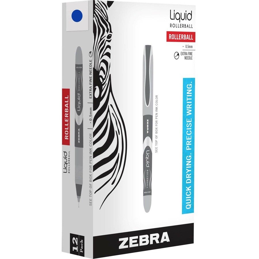 Zebra Pen Liquid Rollerball Needle point Pen