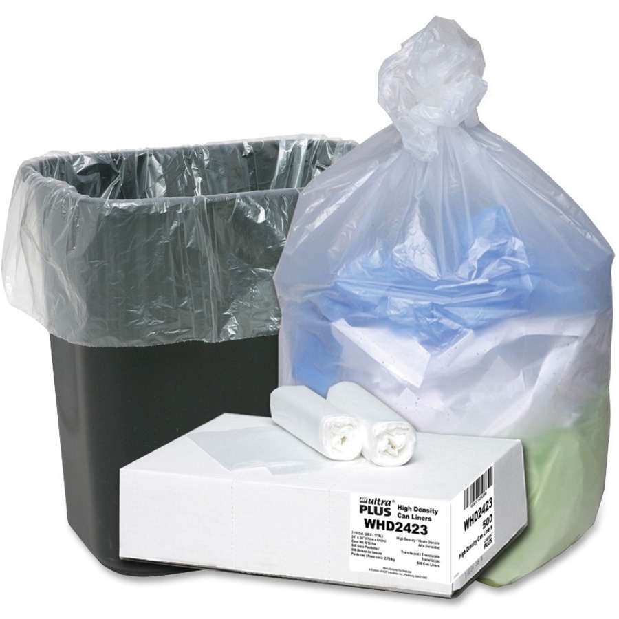 Polybag Wastebasket Liners 13 qt, Pack of 1,000