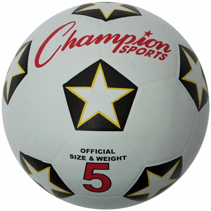 CSISRB5 Champion Sports Rubber Soccer Ball Size 5 8.75" Size 5