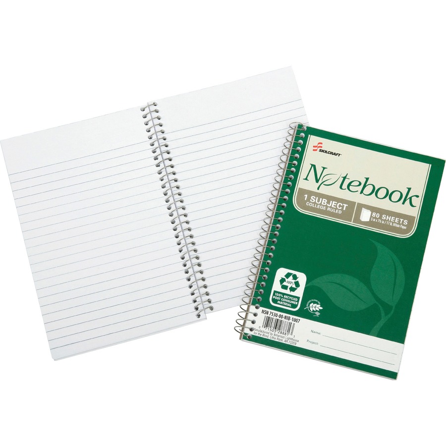 Left-Handed Lefty Sayings Three Subject Spiral Notebook, 1