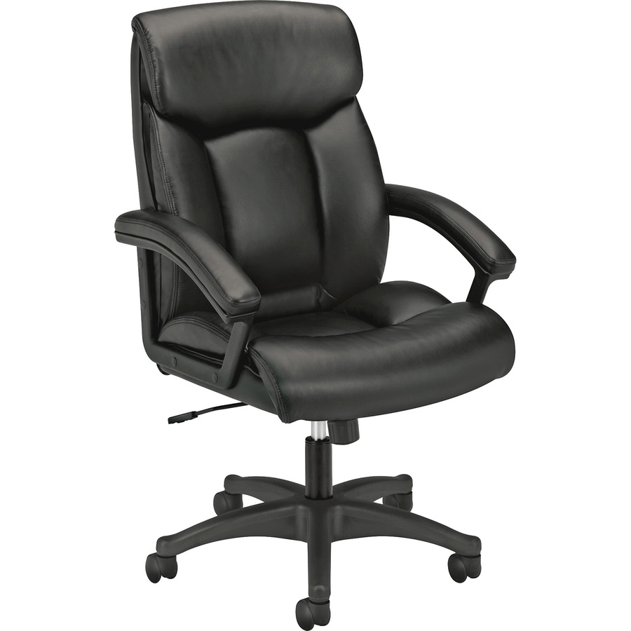 Executive High Back Leather Chair, Black
